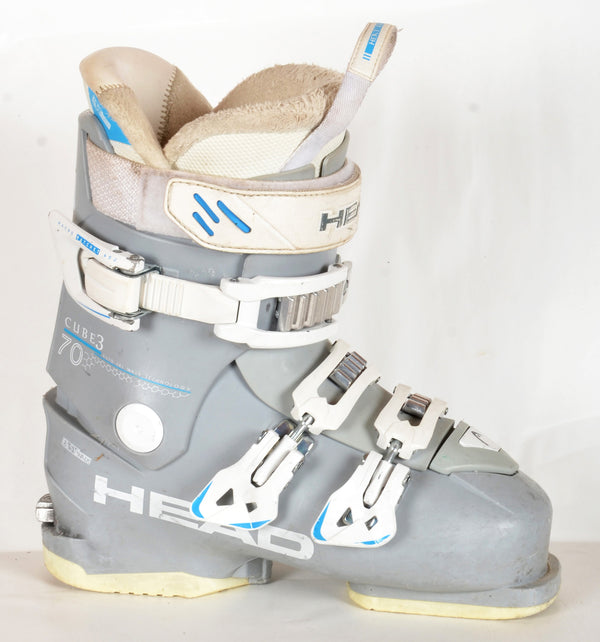 Head CUBE 3 70 W grey - Chaussures de ski d'occasion Femme