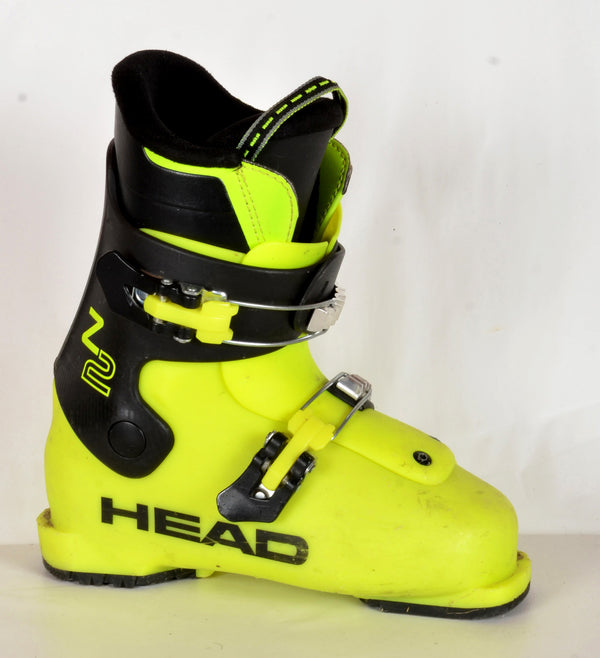 Head Z2 yellow - Chaussures de ski d'occasion Junior