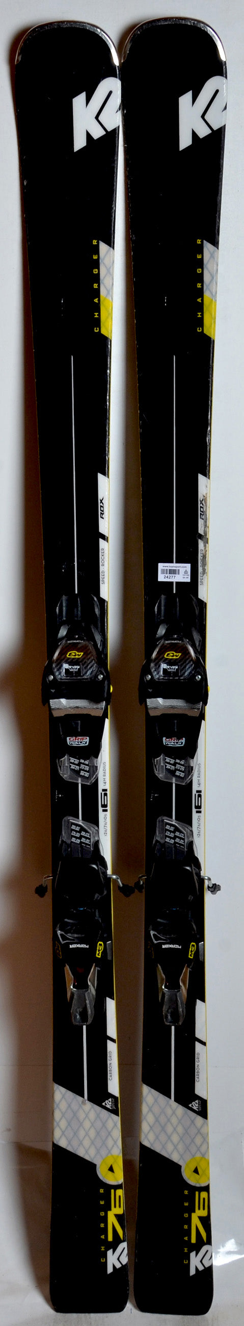 K2 CHARGER black - skis d'occasion