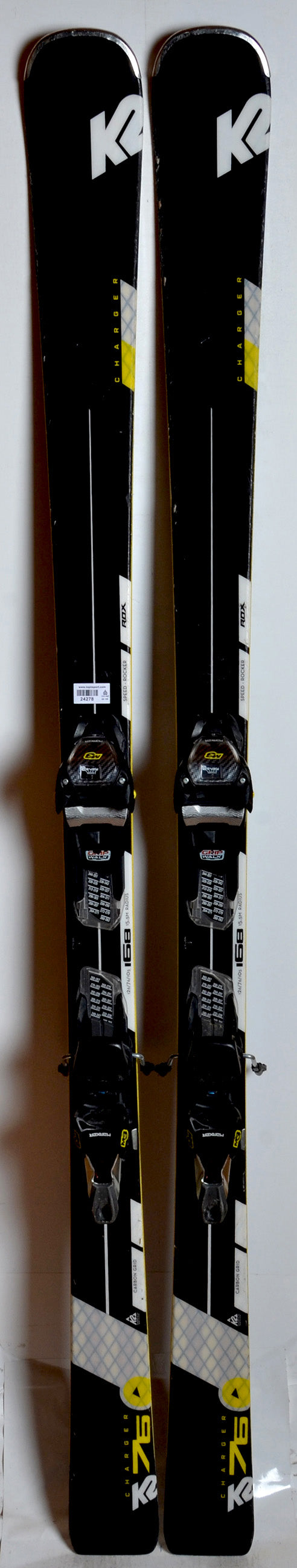 K2 CHARGER black - skis d'occasion