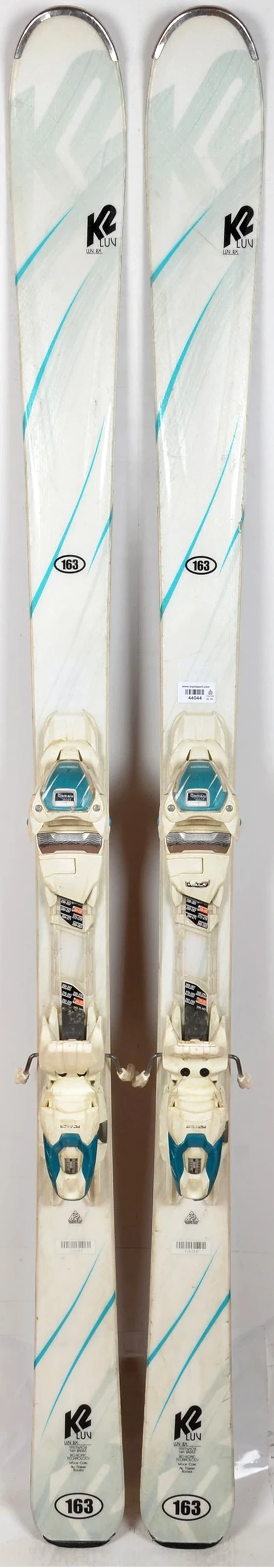 K2 LUV RX white - skis d'occasion Femme – Top N Sport, professionnel du ...
