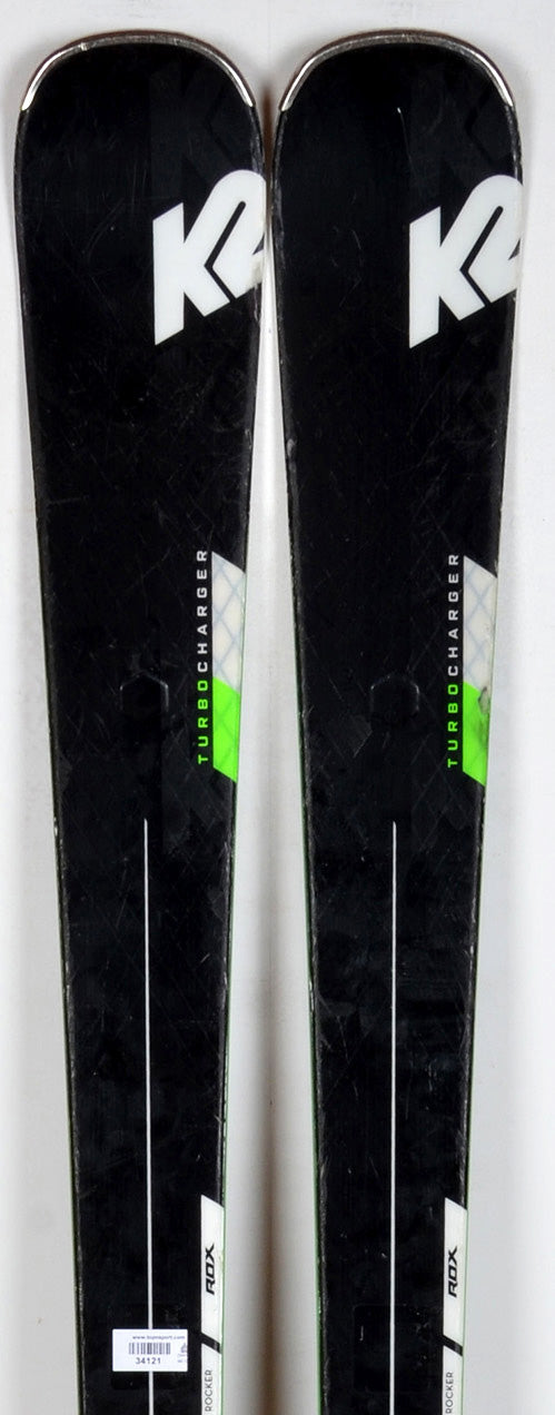 K2 TURBO CHARGER black / green - skis d'occasion
