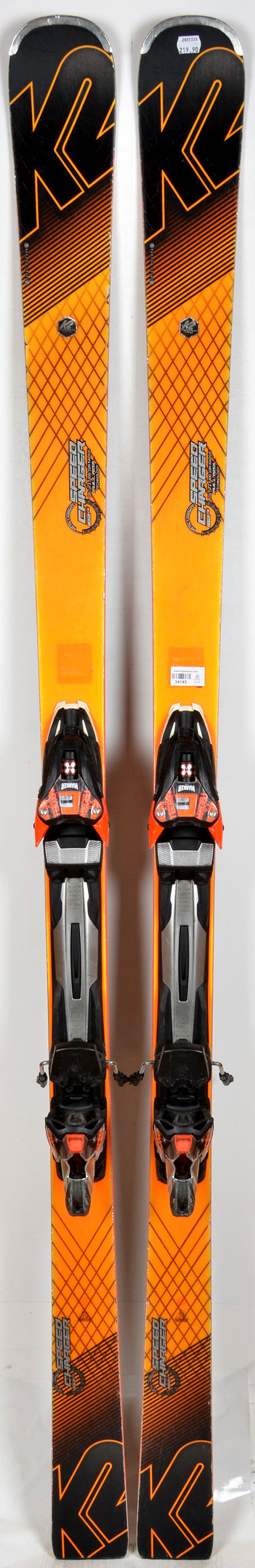 K2 SPEED CHARGER orange - skis d'occasion