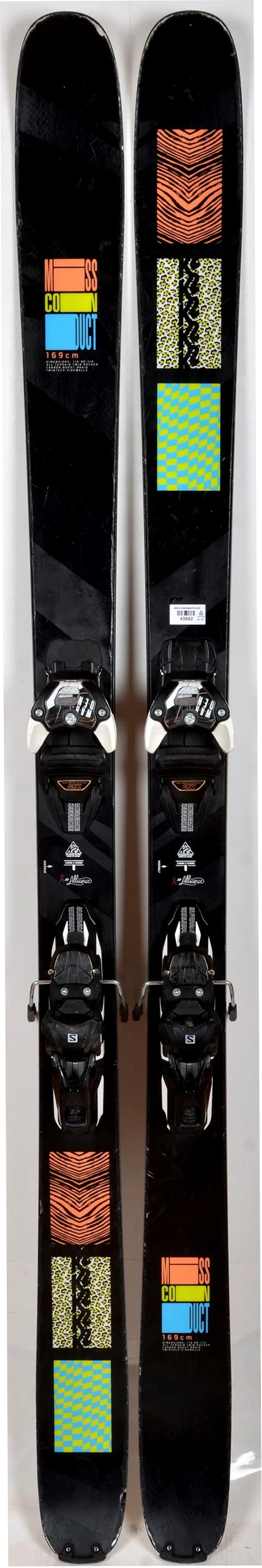 K2 MISSCONDUCT blk / multi - skis d'occasion Femme