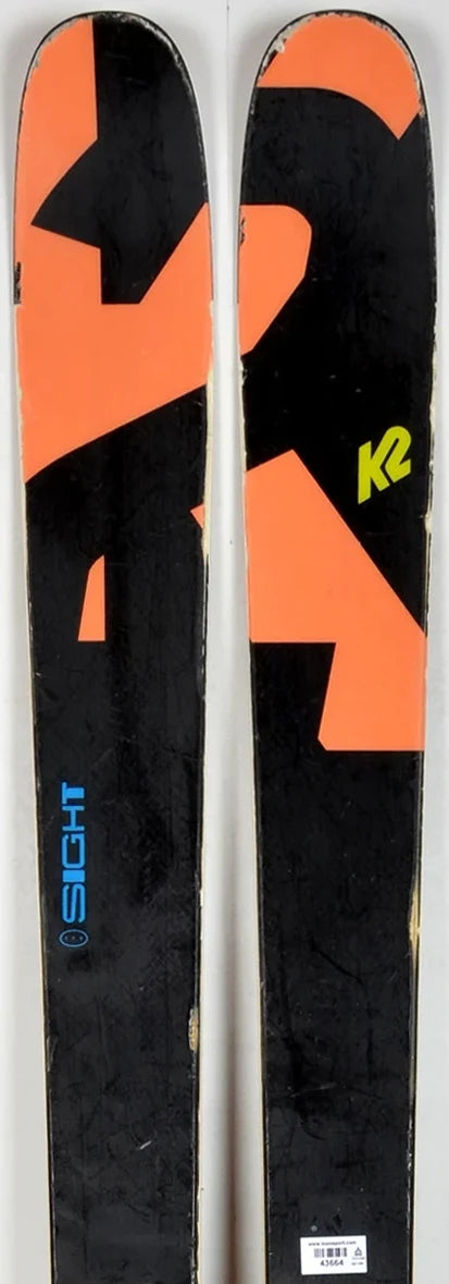 K2 SIGHT black / ora - skis d'occasion