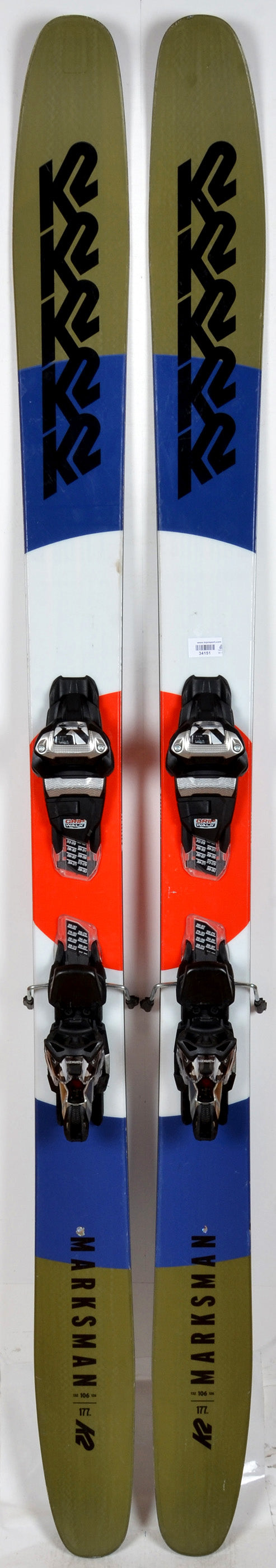 2019 k2 marksman skis K2 MARKSMAN green