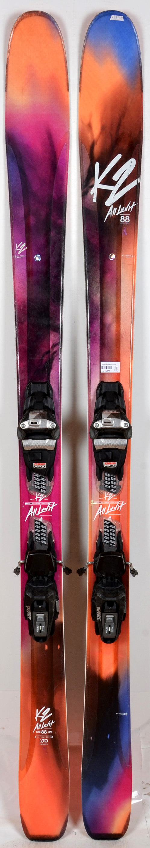 k2 allluvit 88 skis K2 ALLUVIT 88