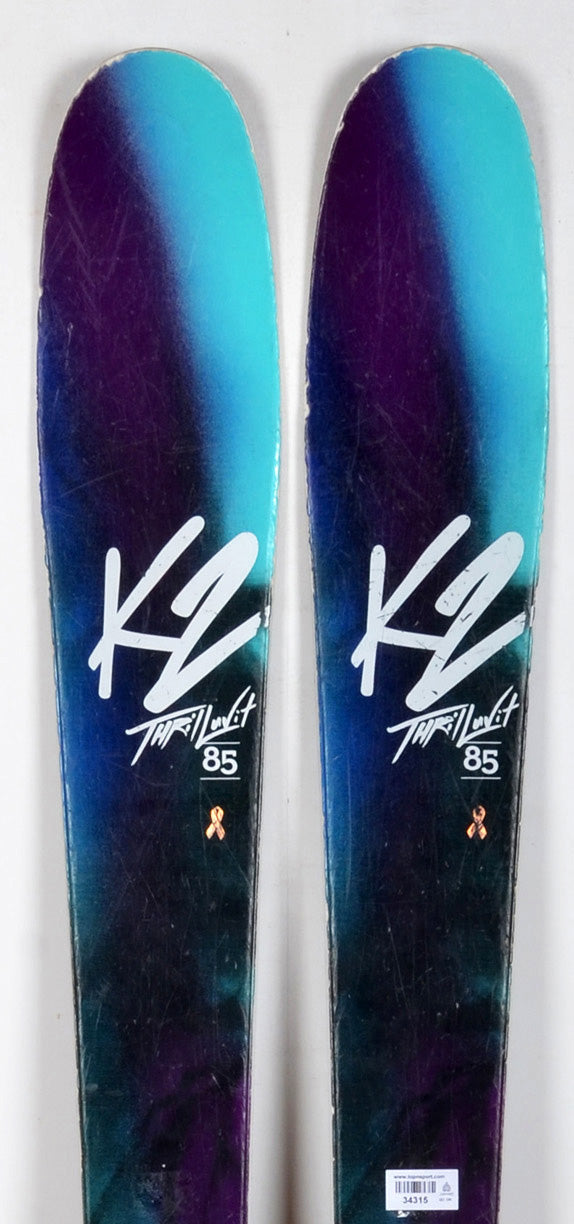 K2 THRILLUVIT 85 - skis d'occasion Femme