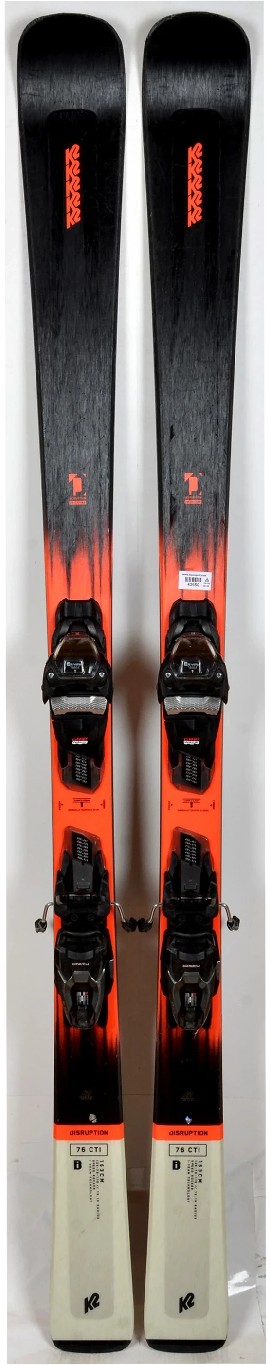 K2 DISRUPTION 76 Cti - skis d'occasion