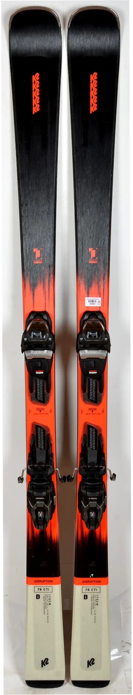 K2 DISRUPTION 76 Cti - skis d'occasion