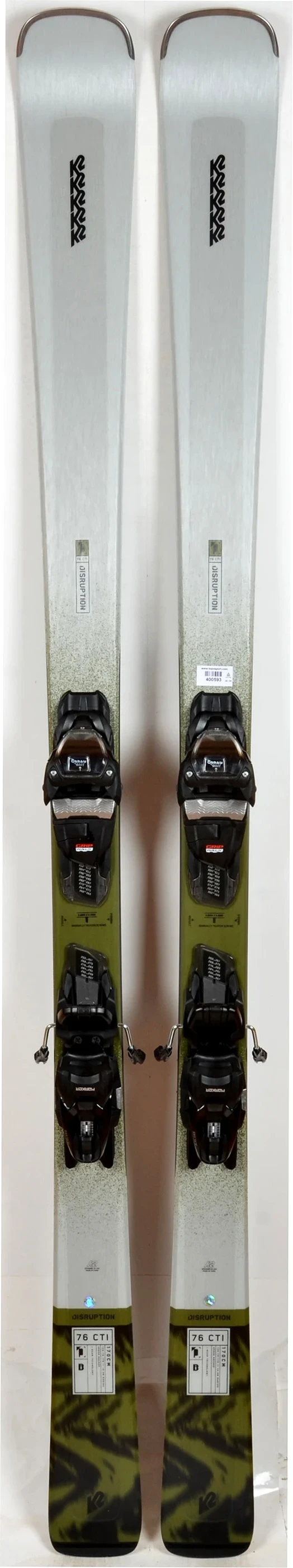 Pack neuf skis K2 DISRUPTION 76 Cti + M3 10 GW - neuf déstockage