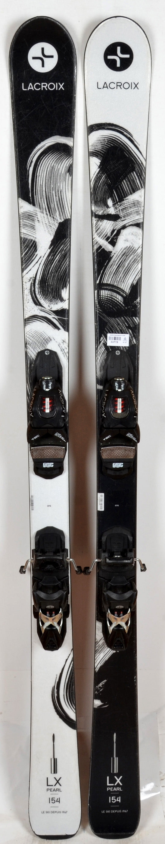 LACROIX LX PEARL black / silver - skis d'occasion Femme
