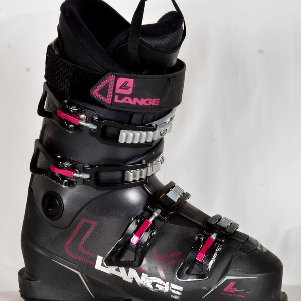 Bottes De Ski Lange V8 Fit - Taille 26.5 / UK 7.5 - Noir Et Argent - Occasion