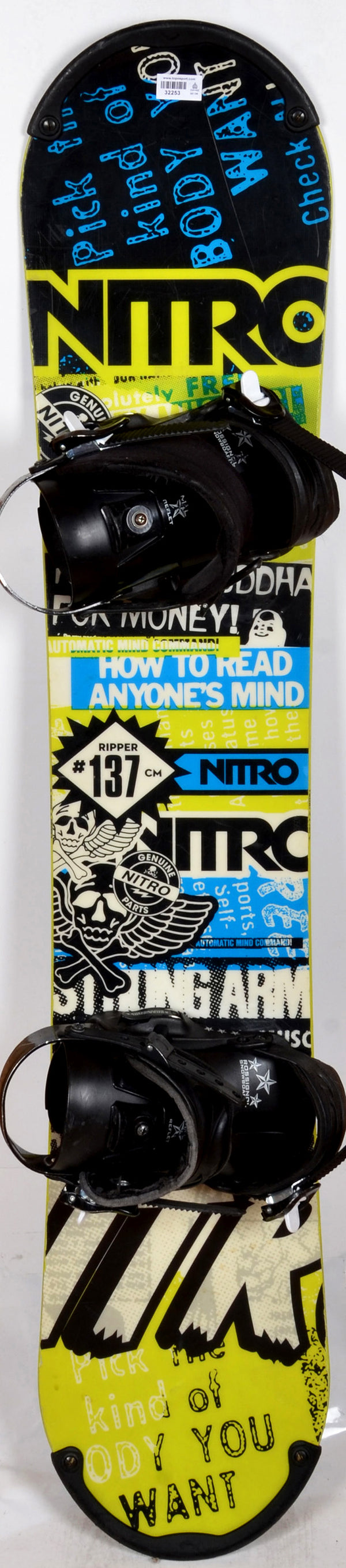 Pack Nitro RIPPER multi + fixations - snowboard d'occasion