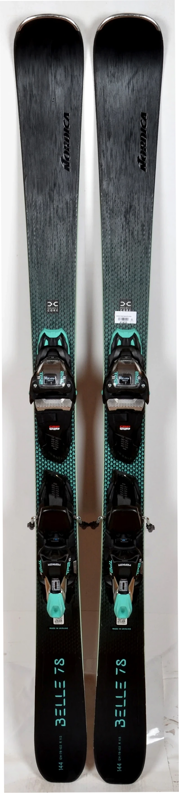 Nordica BELLE DC 78 black - skis d'occasion Femme
