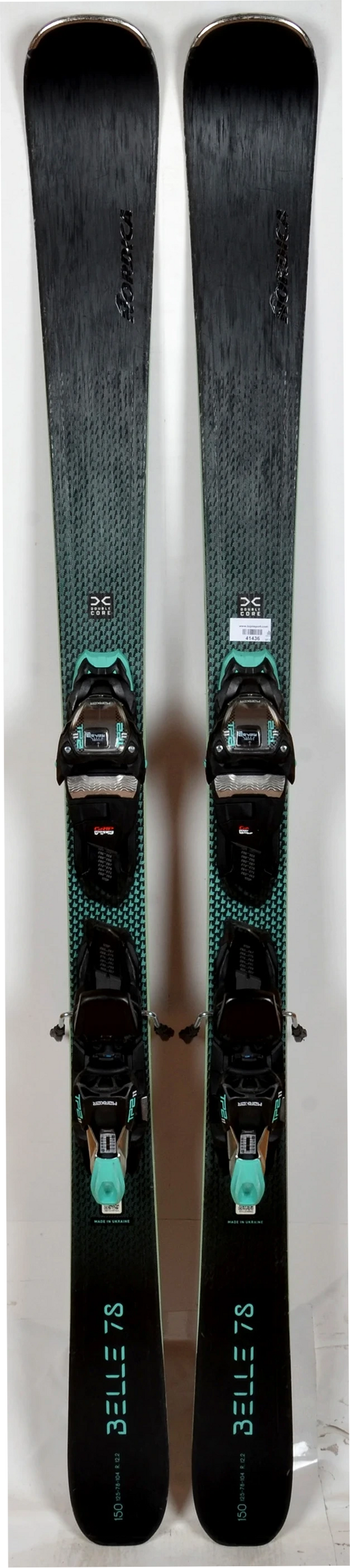 Nordica BELLE DC 78 black - skis d'occasion Femme