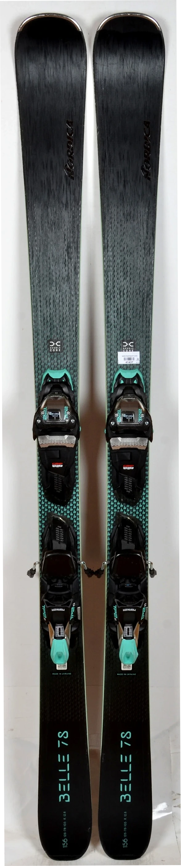 Nordica BELLE DC 78 black - skis d'occasion Femme