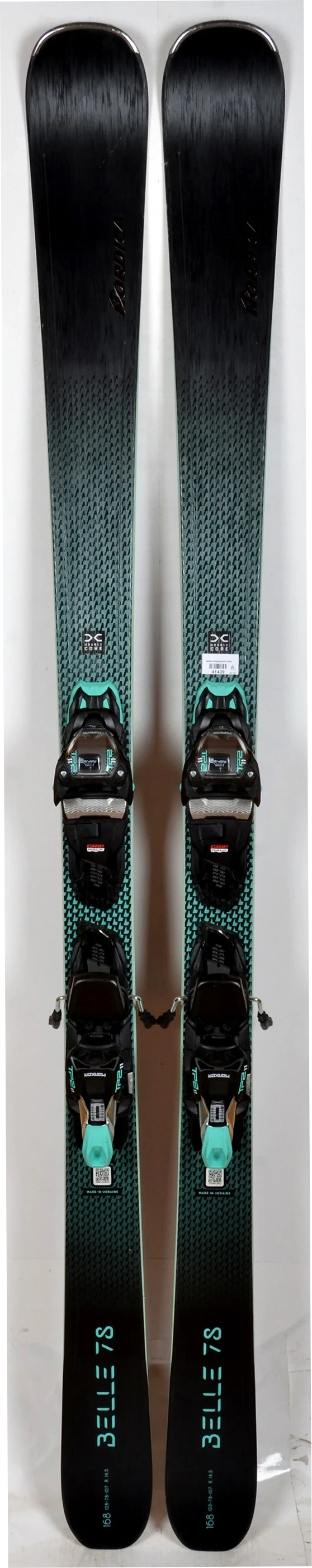 Nordica BELLE DC 78 black - skis d'occasion Femme