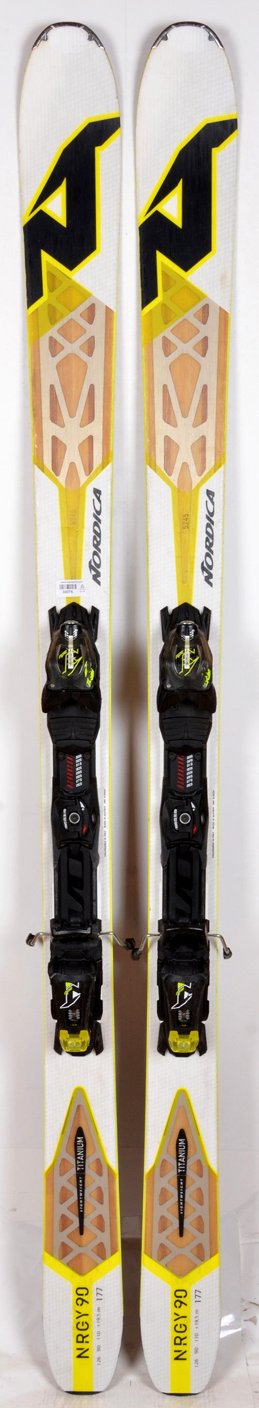 Nordica NRGY 90 white - skis d'occasion – Top N Sport