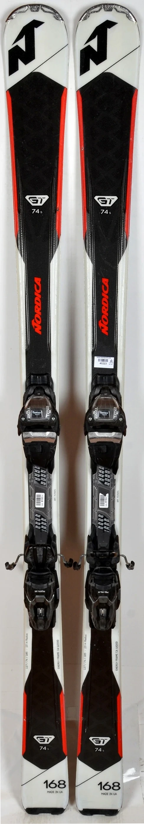 Nordica GT 74 S white - skis d'occasion