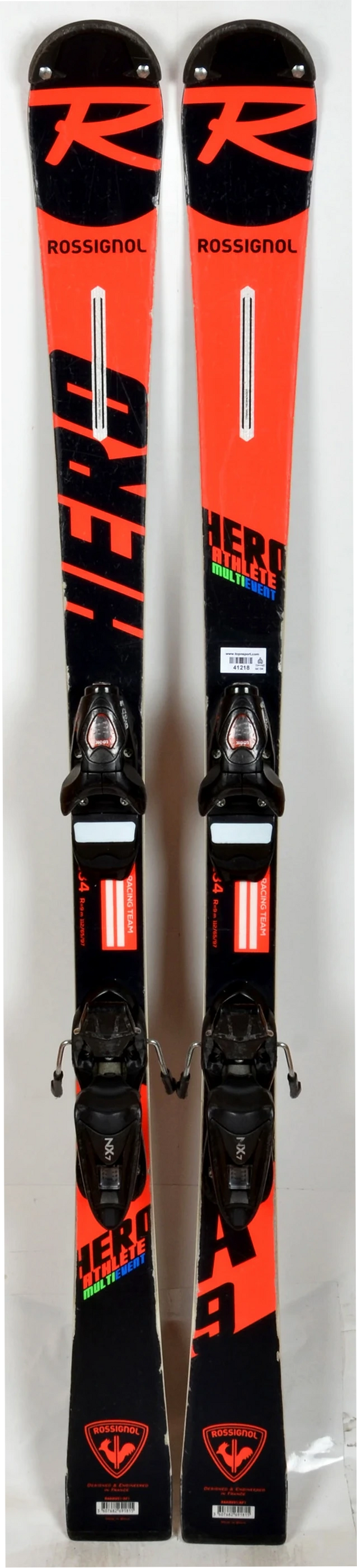 Rossignol HERO ATHLETE MULTIEVENT red - skis d'occasion Junior