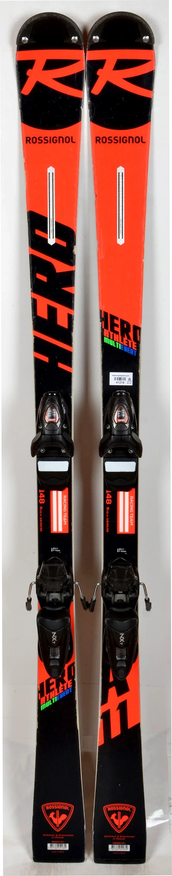 Rossignol HERO ATHLETE MULTIEVENT red - skis d'occasion Junior