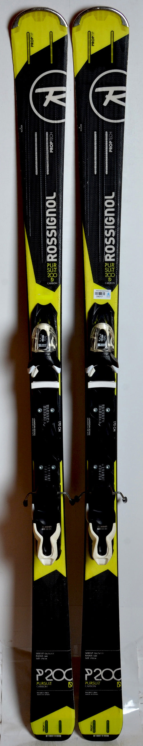 Rossignol PURSUIT 200 D CARBON - skis d'occasion