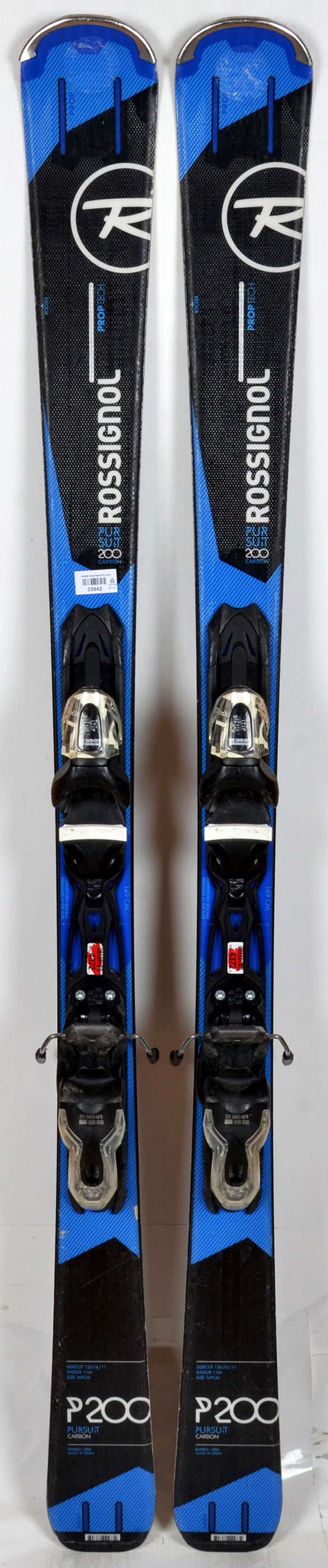 Rossignol PURSUIT 200 Carbon Blk / Blue - skis d'occasion