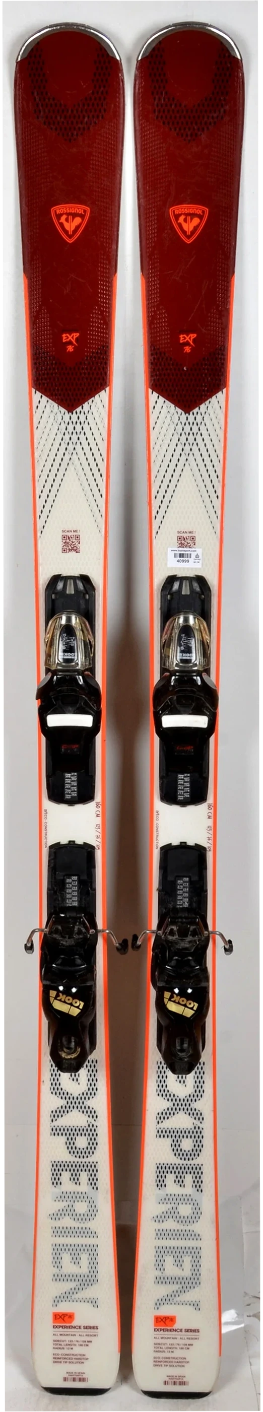 Rossignol EXPERIENCE 76 white / red - skis d'occasion