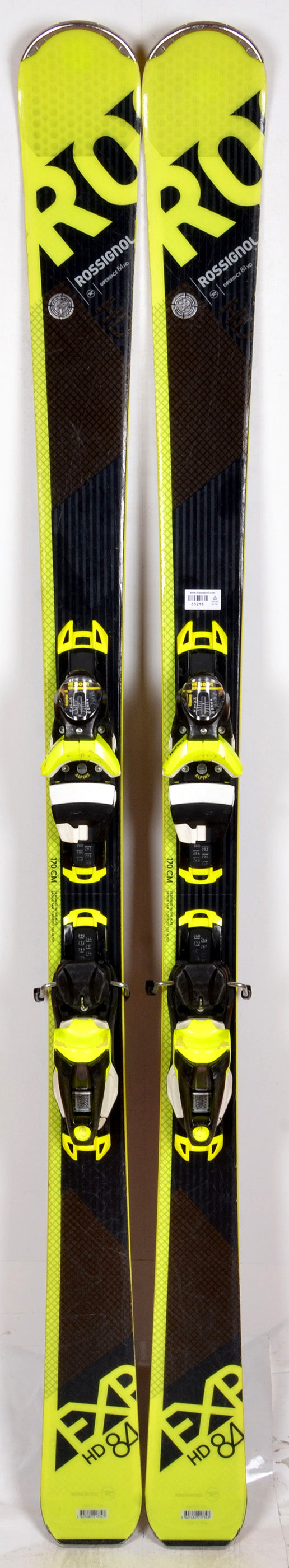 Rossignol EXPERIENCE 84 HD black / yellow - skis d'occasion