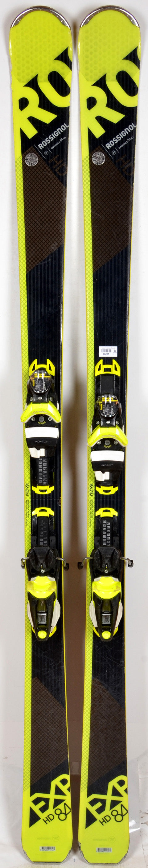 Rossignol EXPERIENCE 84 HD black / yellow - skis d'occasion