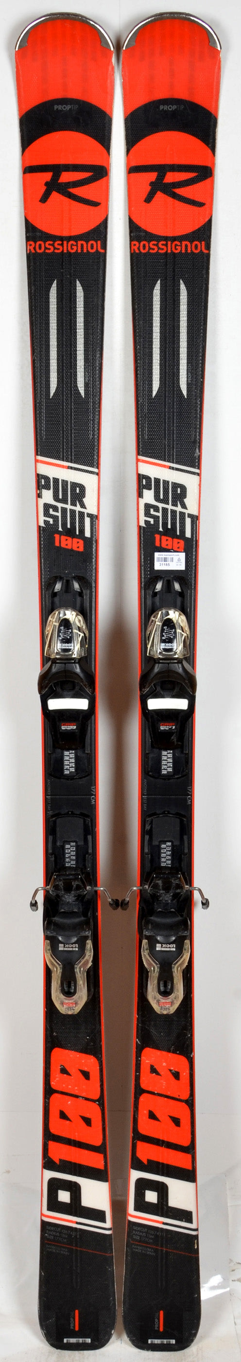 Rossignol PURSUIT 100 black / ora - skis d'occasion