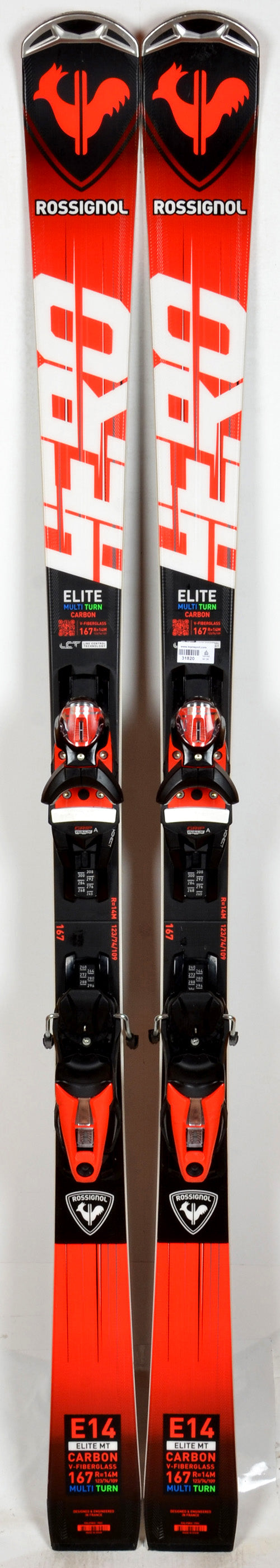 Pack neuf skis Rossignol HERO ELITE MT CA KONECT red - neuf déstockage