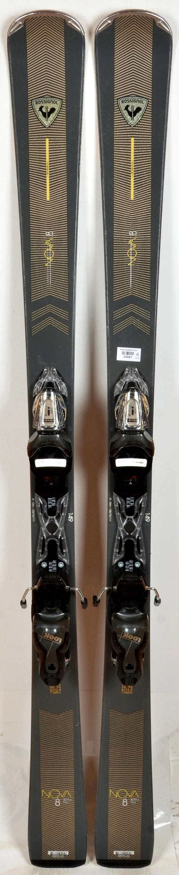 Rossignol NOVA 8 CA black - skis d'occasion Femme
