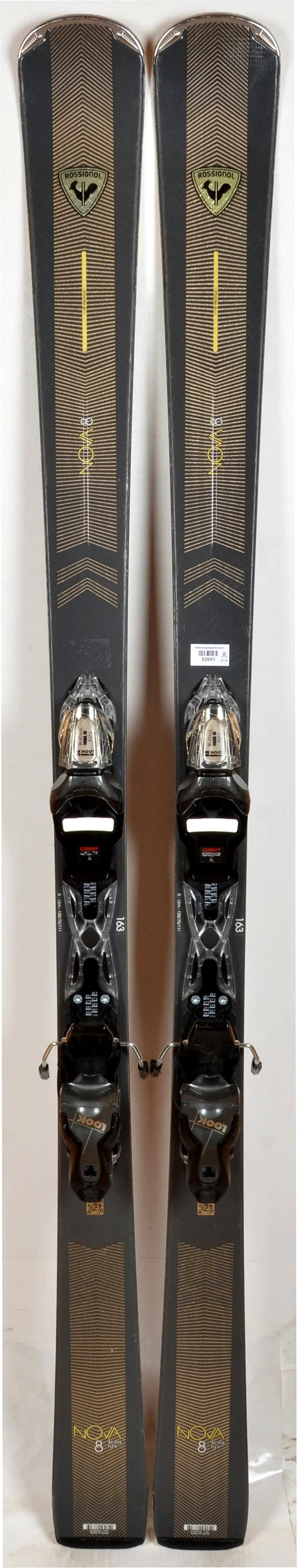 Rossignol NOVA 8 CA black - skis d'occasion Femme