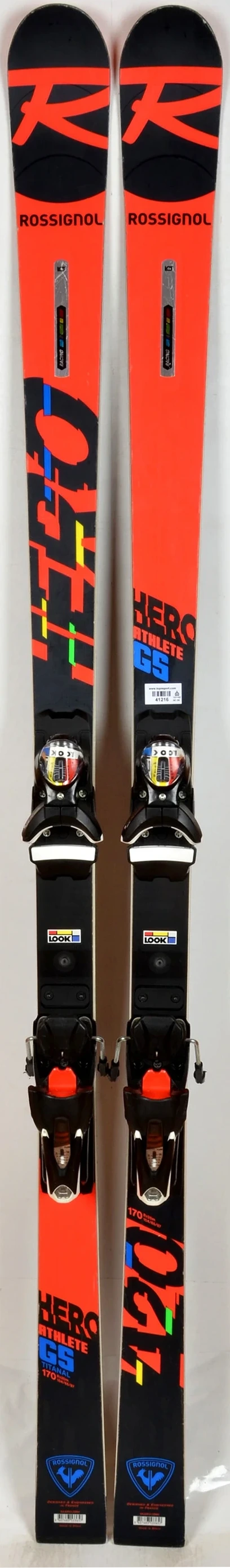 Rossignol HERO ATHLETE GS  red - skis d'occasion