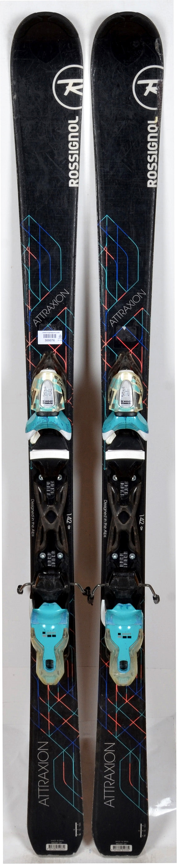 Rossignol ATTRAXION black - skis d'occasion Femme