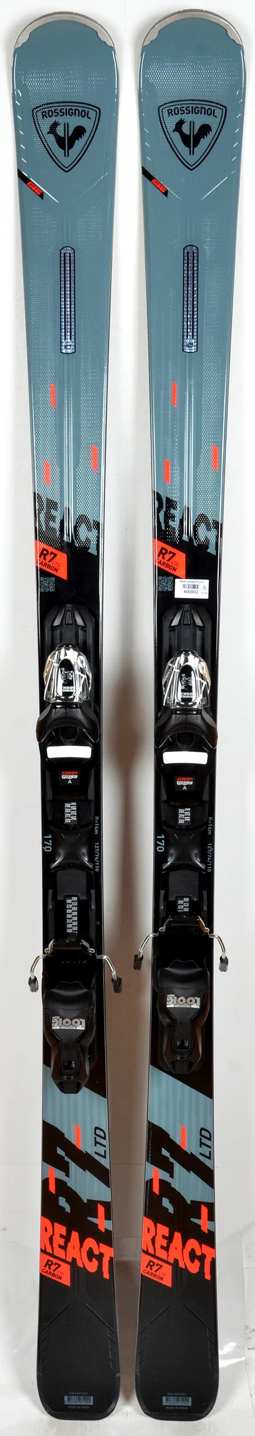 Pack neuf skis Rossignol REACT R7 CA LTD + XPRESS 11 GW - neuf déstockage