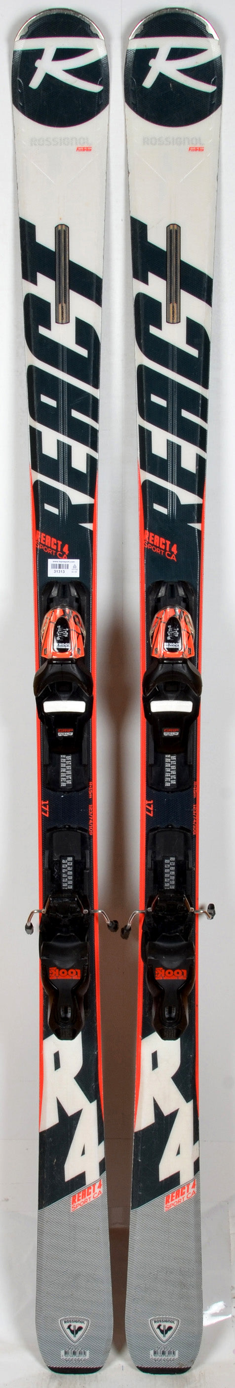 ROSSIGNOL SKI REACT R4 SPORT CA + BINDINGS XPRESS 11 GW B83 BK/RED - Easy  Gliss
