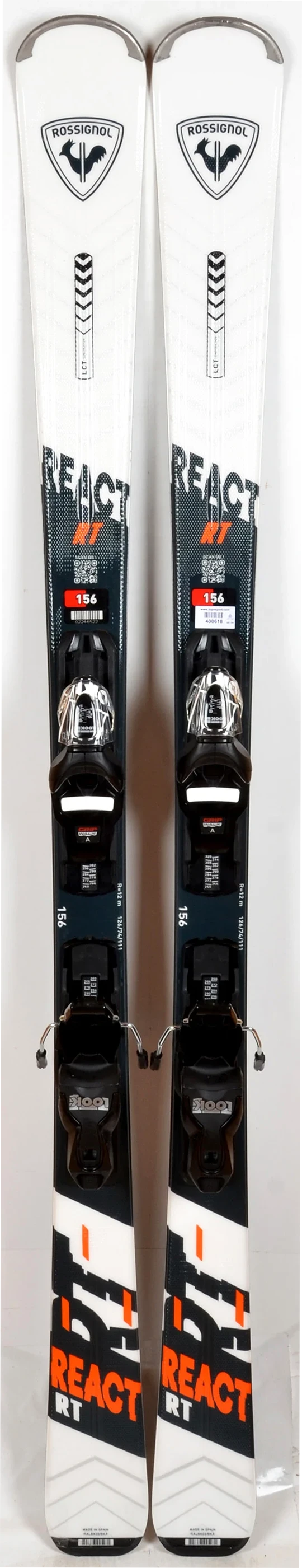 Pack neuf skis Rossignol REACT RT white + XPRESS 10 GW - neuf déstockage