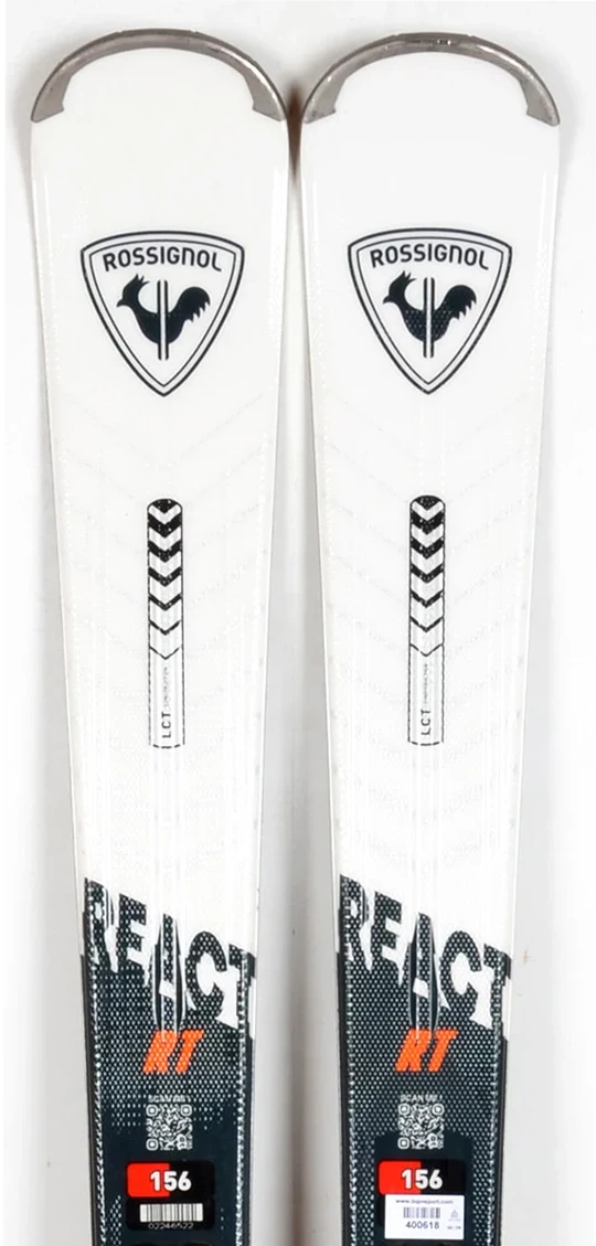 Pack neuf skis Rossignol REACT RT white + XPRESS 10 GW - neuf déstockage