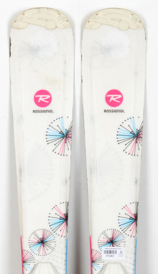 Rossignol FUN GIRL full white - skis d'occasion Junior