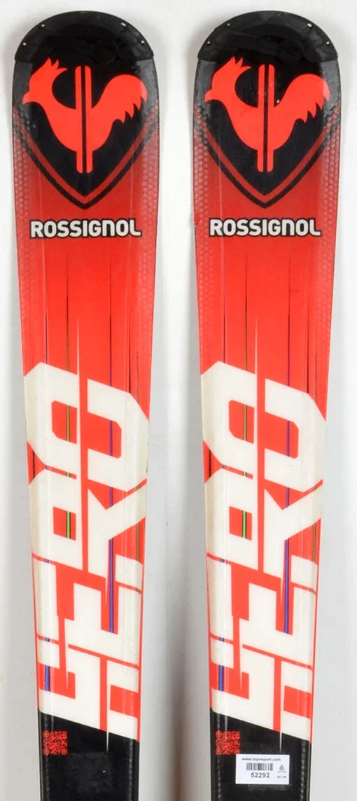 Rossignol HERO Junior red / blk - skis d'occasion Junior