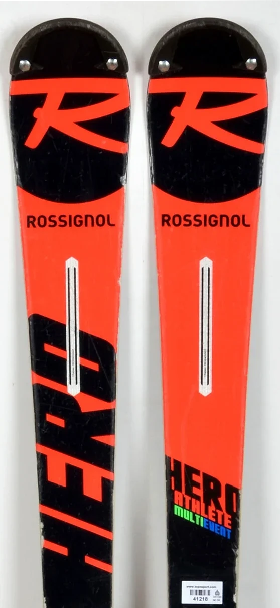 Rossignol HERO ATHLETE MULTIEVENT red - skis d'occasion Junior