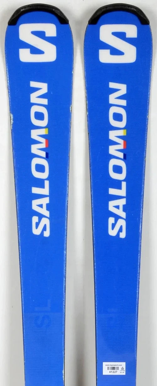Salomon S/RACE SL JR blue - skis d'occasion Junior
