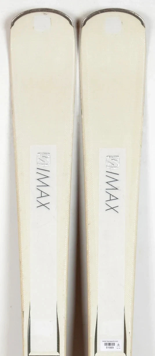 Salomon S/MAX W 8 white - skis d'occasion Femme