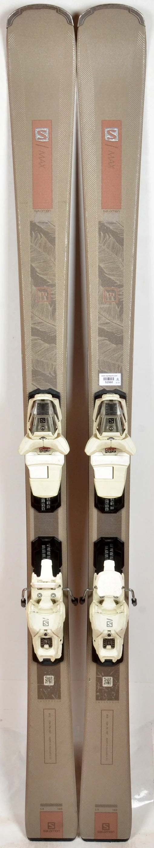Salomon S/MAX SX W (8) grey - skis d'occasion Femme
