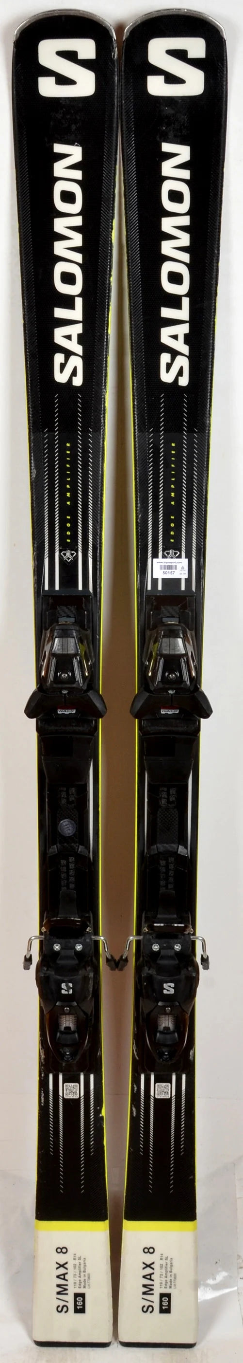 Salomon S/MAX 8 black / white - skis d'occasion