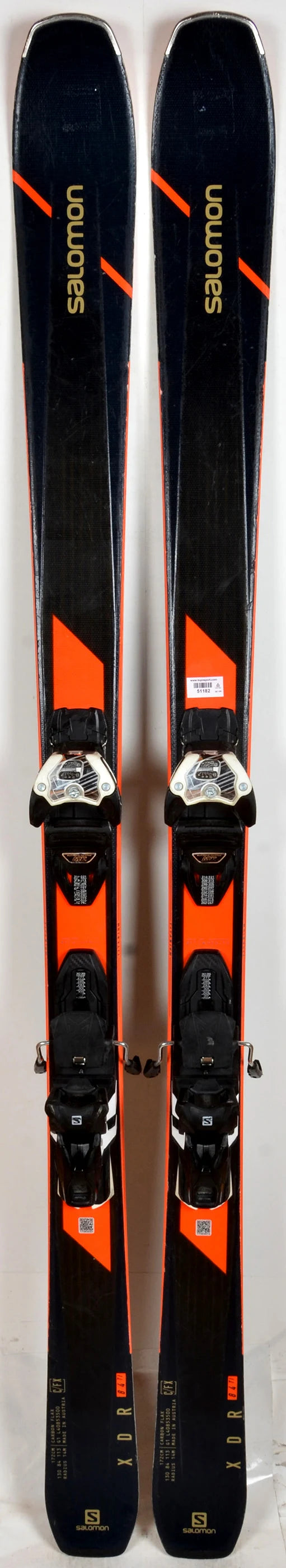Salomon XDR 84 Ti black - skis d'occasion