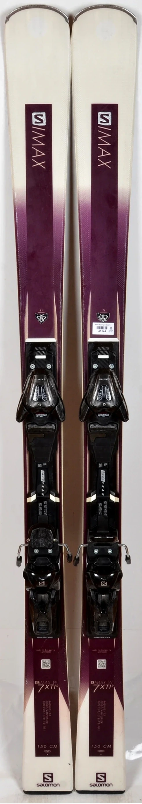 Salomon S/MAX W X7 Ti white - skis d'occasion Femme